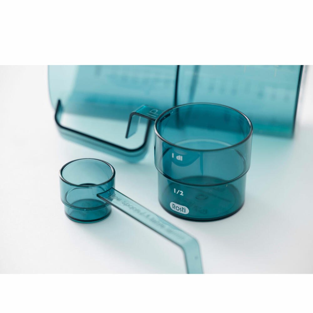 Rosti measuring cup Mensura, measuring jug, measuring cup, SAN plastic, Nordic Green, 1 L, 25298