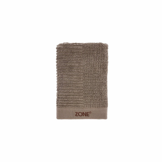 Zone Denmark Handtuch Classic, Badetuch, Gästehandtuch, Baumwolle, Taupe, 70 x 50 cm, 26444