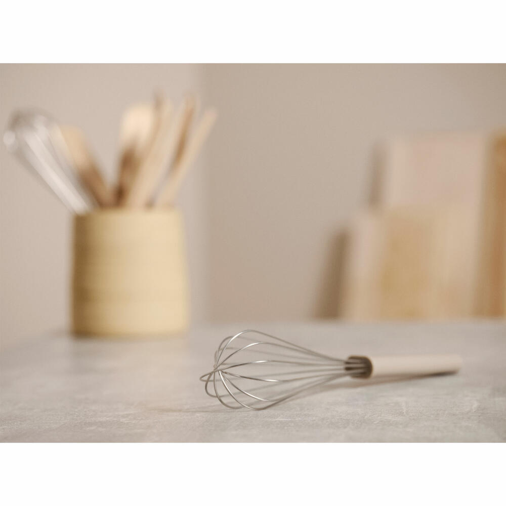 Zone Denmark Schneebesen Singles Soft Taupe, PP-Kunststoff, Edelstahl, Braun, 28 cm, 29630