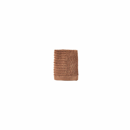 Zone Denmark Waschlappen Classic Terracotta, 100% Baumwolle, Rot, 30 x 30 cm, 31567