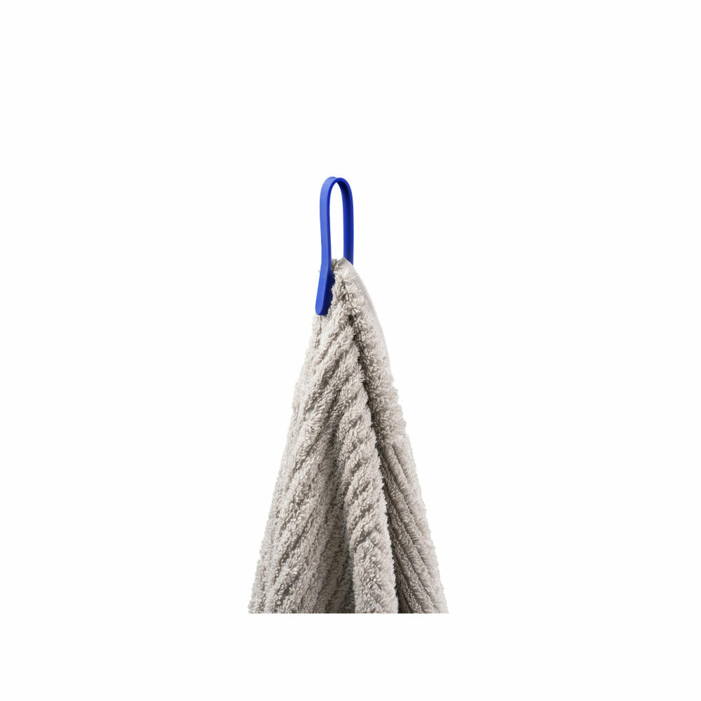 Zone Denmark Handtuchhalter Loop Magnet Indigo Blue 2er Set, Silikon, Blau, 31998