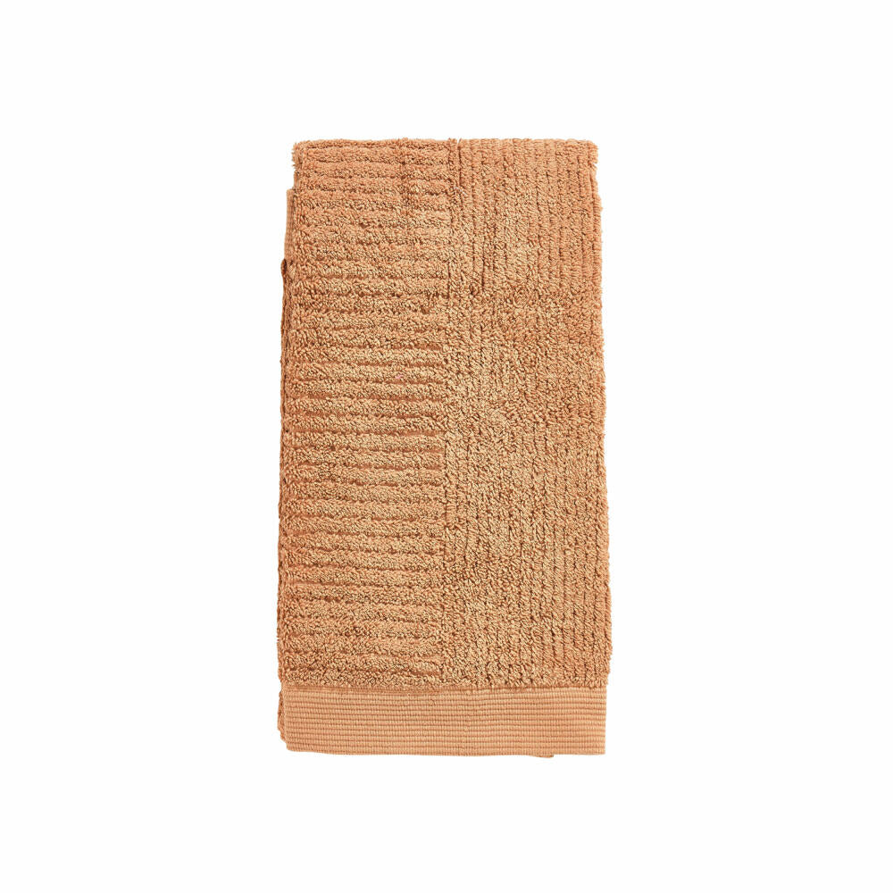 Zone Denmark Handtuch Classic Mandarine, 100% Baumwolle, Orange, 50 x 100 cm, 33430