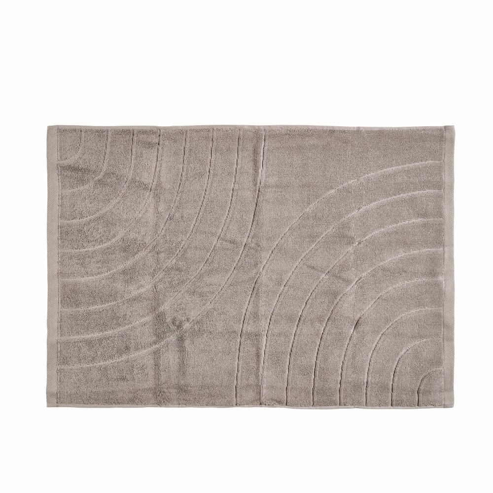 Zone Denmark Handtuch Time Concrete, 100% Baumwolle, Grau, 50 x 70 cm, 33622