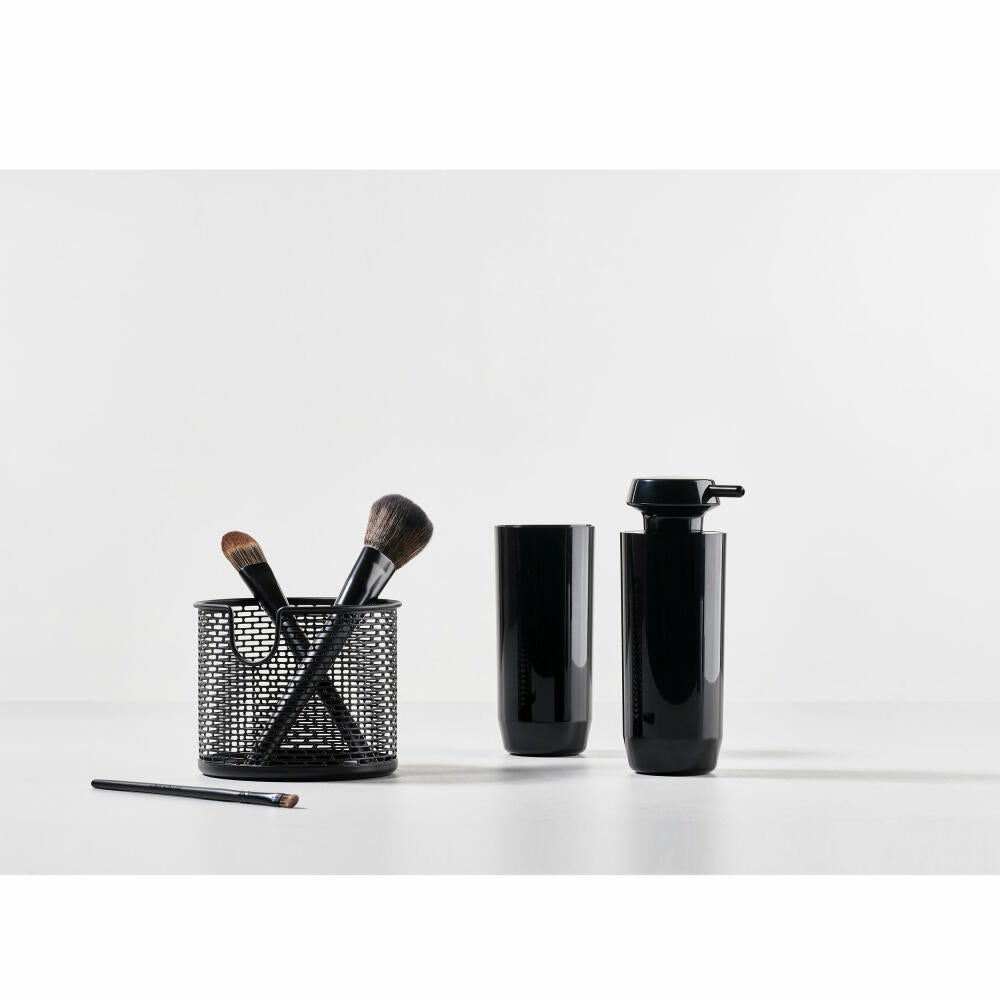Zone Denmark toothbrush cup Suii, toothbrush cup, plastic, black, H 14 cm, 332162