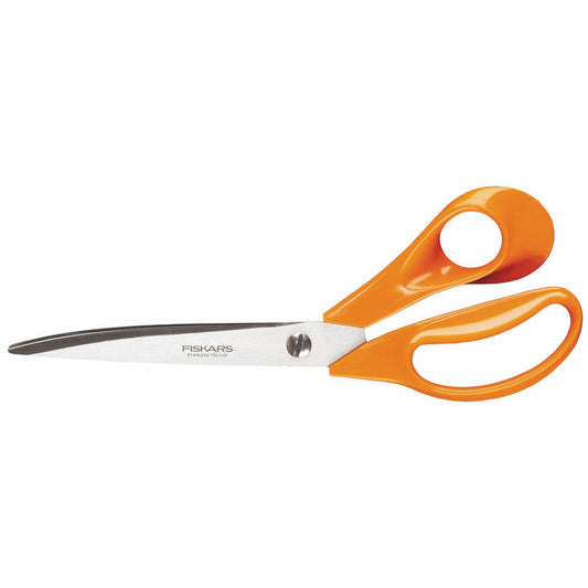 Fiskars Classic Profi-Schere für Rechtshänder, Stoffschere, Stoff Schere, Stahl, 25 cm, 1005151
