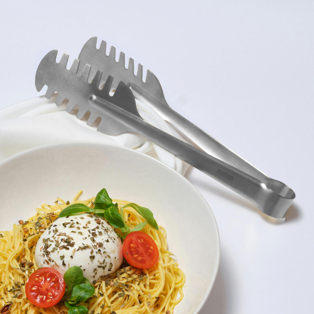 Comas Spaghettizange Elegant, Pastagreifer, Zange, Edelstahl, Spiegelfinish, 24 cm, 6771