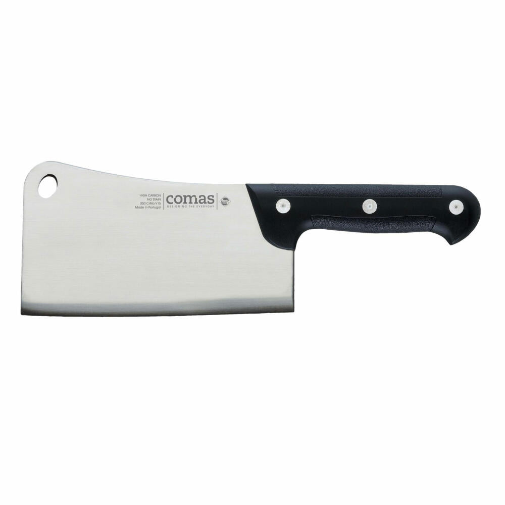 Comas Küchenbeil Iberica 180, Küchenmesser, Edelstahl, Kunststoff, Schwarz, 18 cm, 10088