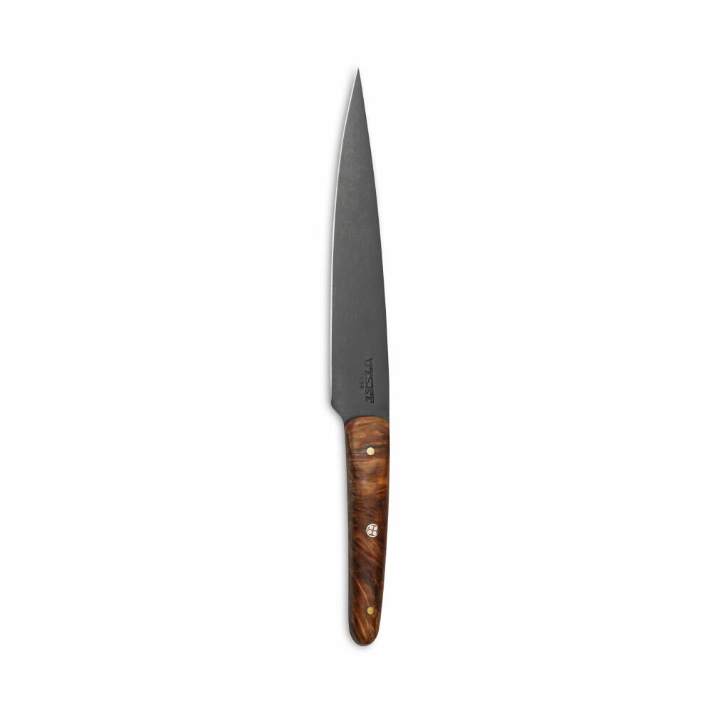 Comas Filetiermesser Mestre Maurici, Fleischmesser, Carbonstahl, Birkenholz, Braun, 18.5 cm, 11609