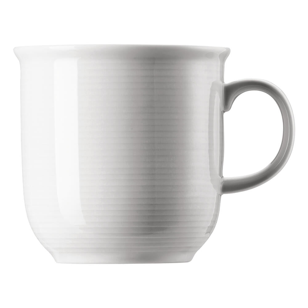 Thomas Trend Becher mit Henkel, Becher, Tasse, Kaffeebecher, Henkelbecher, Porzellan, Weiß, Spülmaschinenfest, 15571