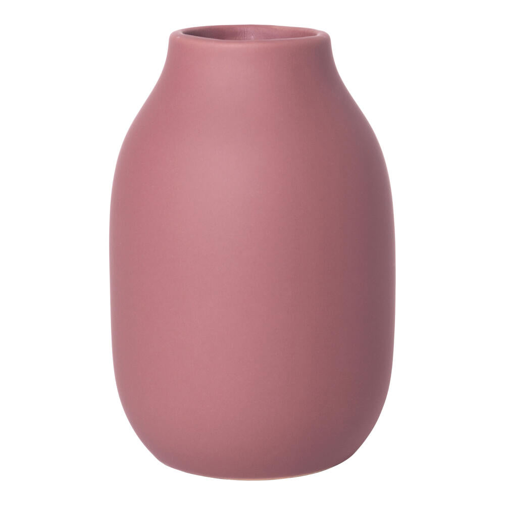 Blomus COLORA Vase, Dekovase, Blumenvase, Porzellan, Withered Rose, 15 cm, 65904