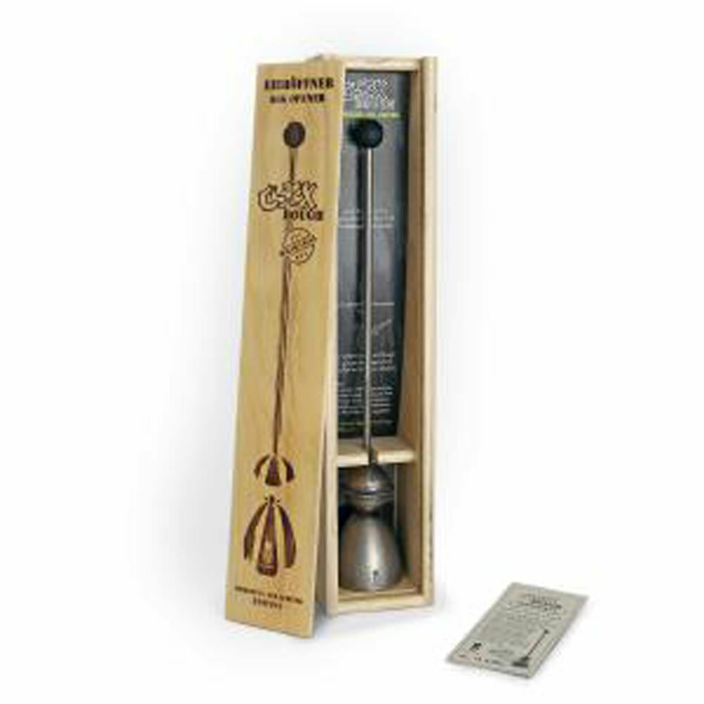 Take2 Clack Rough Limited Edition 2 Eggshell Breaking Point Maker, Egg Topper, Egg Opener, Egg Cracker, Blackened Oak Wood Ball, 99007