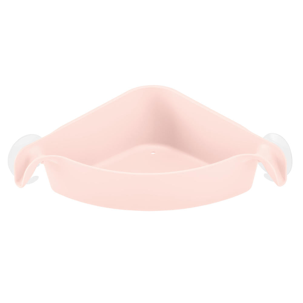 Koziol Boks corner utensil, basket, storage, storage unit for the bathroom, plastic, Queen Pink, 19.2 cm, 5242659