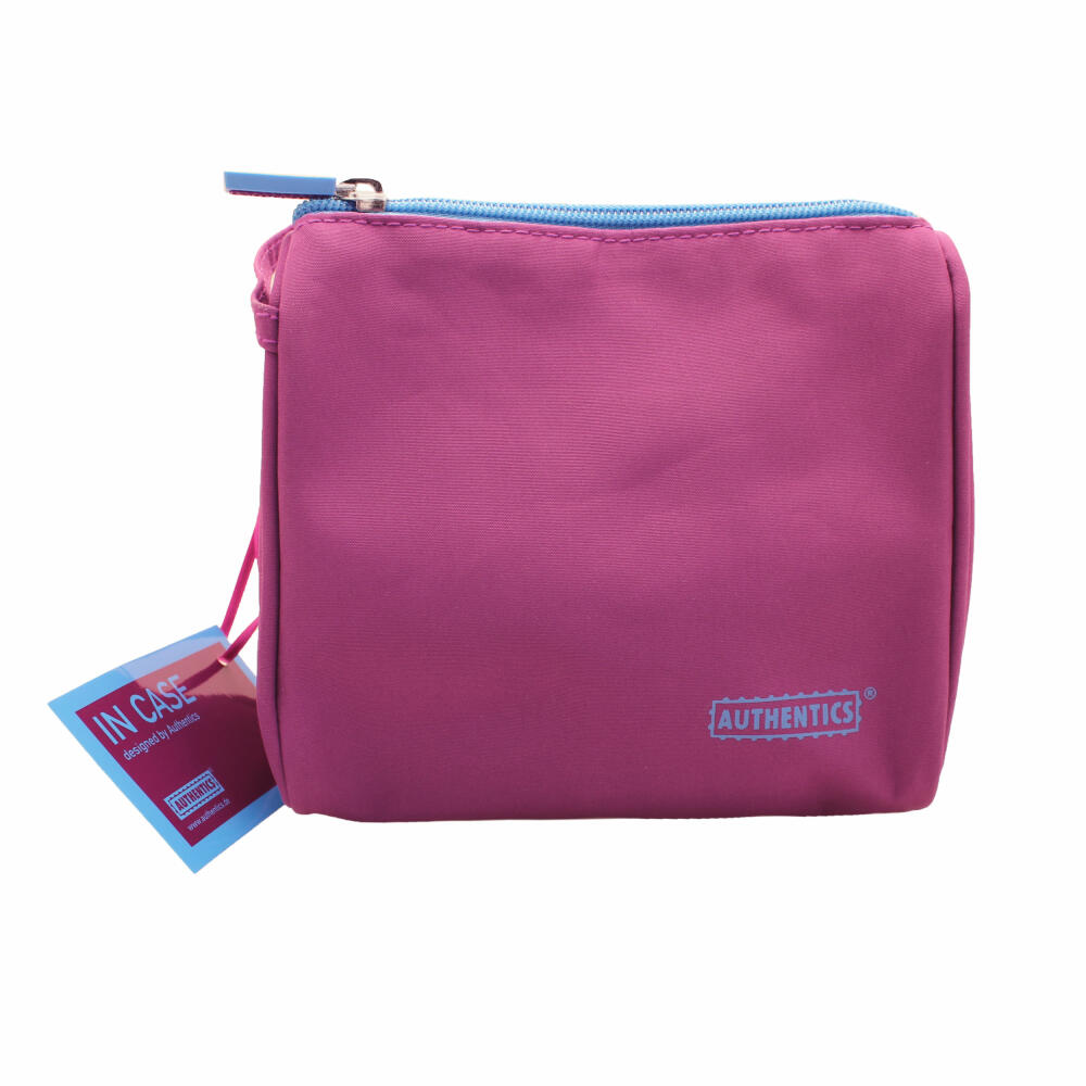 Authentics In Case Kosmetiktasche Small, Microfaser, Violett / Blau, 15X15X7 cm, 6030054