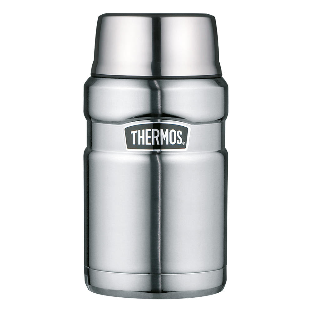 Thermos Speisegefäß Stainless King, Snackdose, Snackbehälter, Edelstahl mattiert, Steel, 710 ml, 4001205071