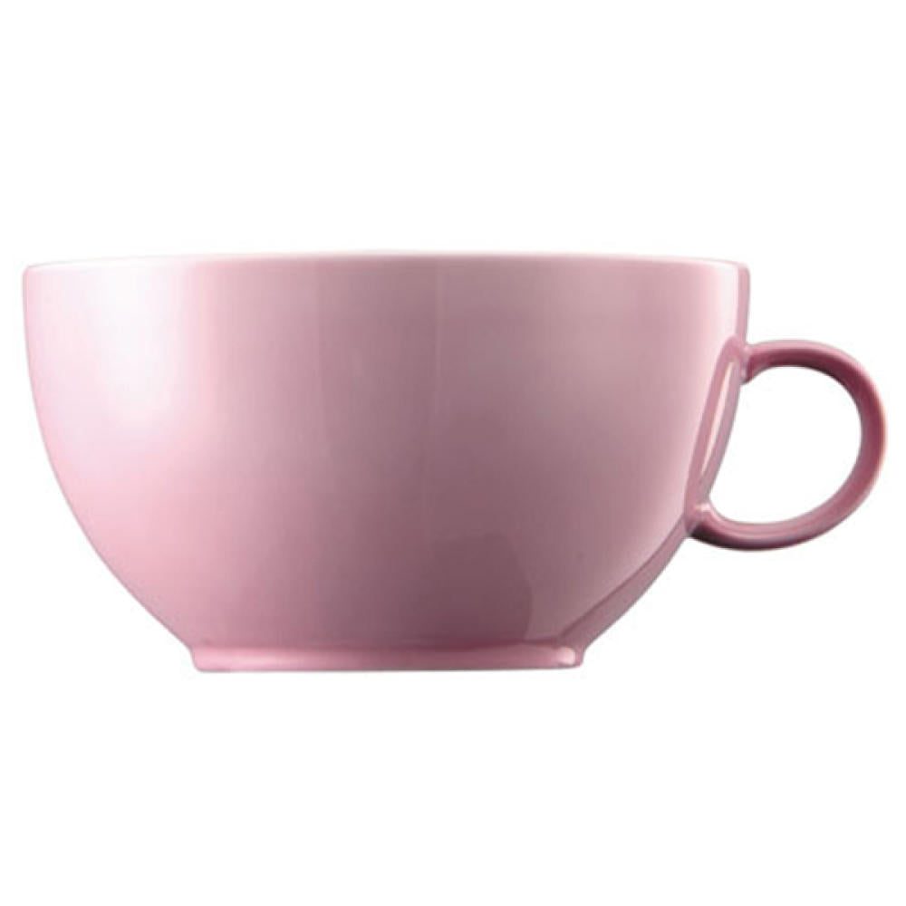 Thomas Sunny Day Cappuccinotasse, Obertasse, Porzellan, Light Pink, Spülmaschinenfest, 380 ml, 14672