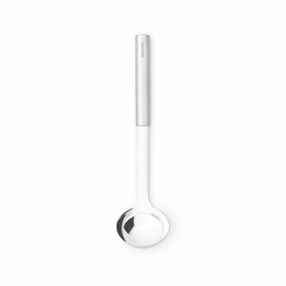 Brabantia Soßenlöffel Profile, Soßenkelle, Kochutensil, Stahl, Matt Steel, 29 cm, 250521