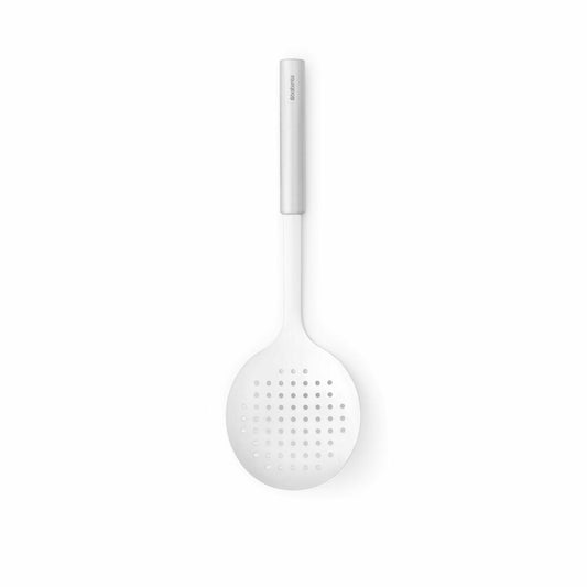 Brabantia Schaumlöffel Profile, Siebkeller, Kochutensil, Stahl, Matt Steel, 32.8 cm, 250569
