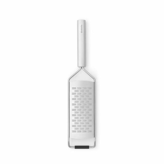 Brabantia Küchenreibe Profile, Küchenraspel, Küchenhelfer, Stahl, Matt Steel, 30.5 cm, 250941