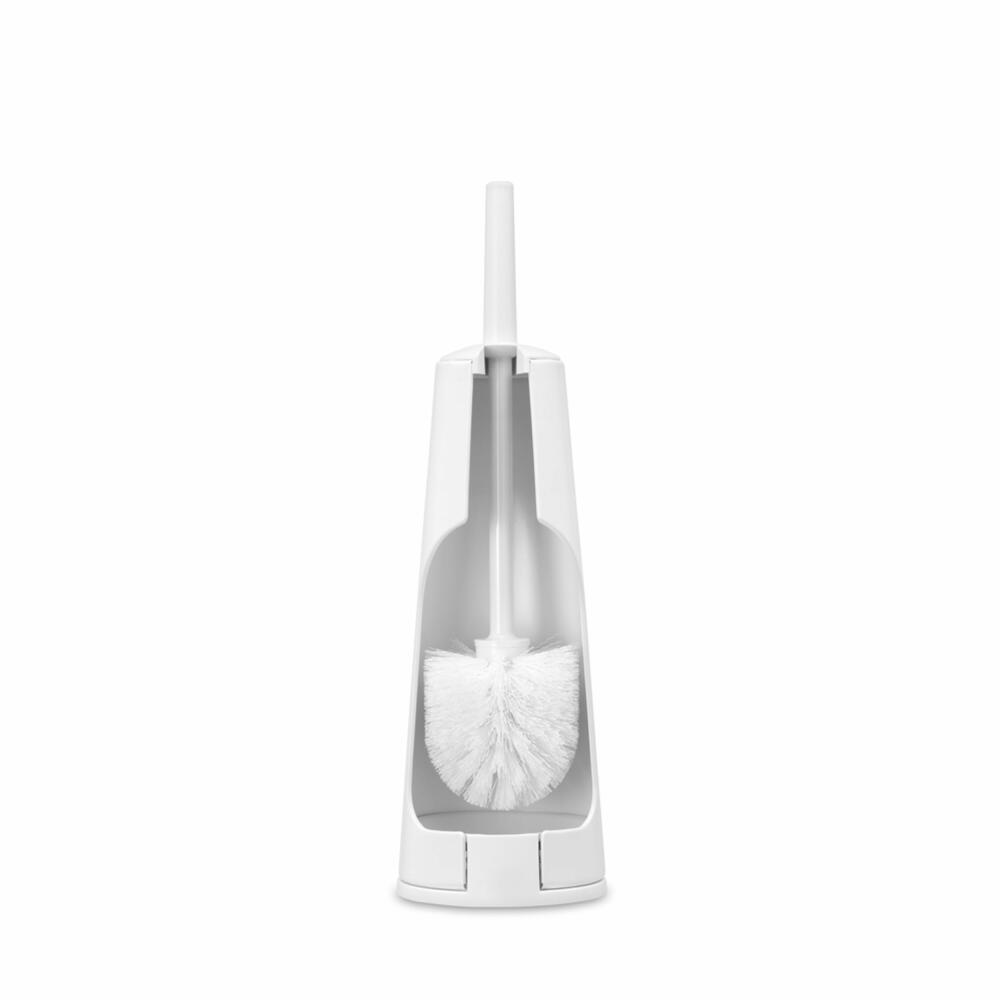 Brabantia Toilettenbürste und Halter ReNew, Toilettenbürstengarnitur, WC-Garnitur, White, 414664