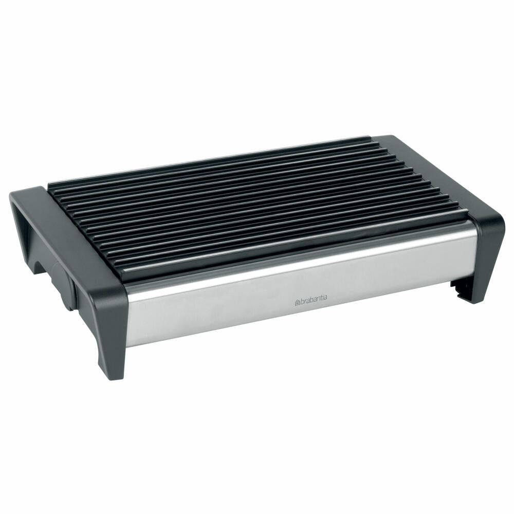Brabantia Stövchen, Speisenwärmer, Warmhalteplatte, Buffetwärmer, Matt Steel, 477102