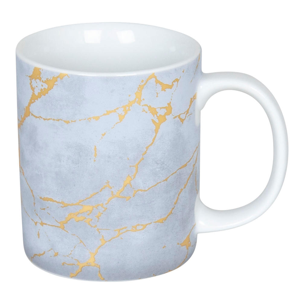 Könitz Heart of Gold Becher, Tasse, Kaffeetasse, Herz aus Gold, Porzellan, 300 ml, 11 1 002 2358