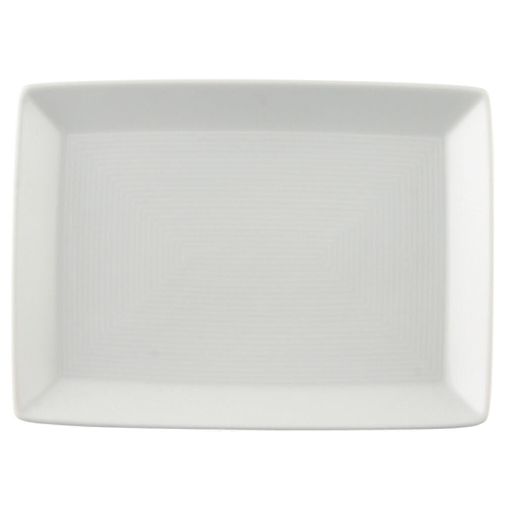 Thomas Trend Asia Platte, Servierplatte, Beilagenplatte, Eckig, Porzellan, Weiß, Spülmaschinenfest, 18 cm, 12918
