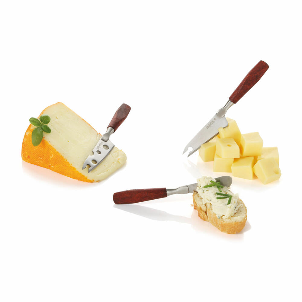 Boska Pro Collection Käsemesserset Mini Taste, 3-tlg., Käseschneider, Schmiermesser, Käse, Messer, 306834