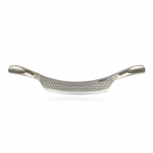 Boska Käsemesser Comté Monaco+ Nr.7, Wiegemesser, Käseschneider, Edelstahl, Silber, 28.5 cm, 307093