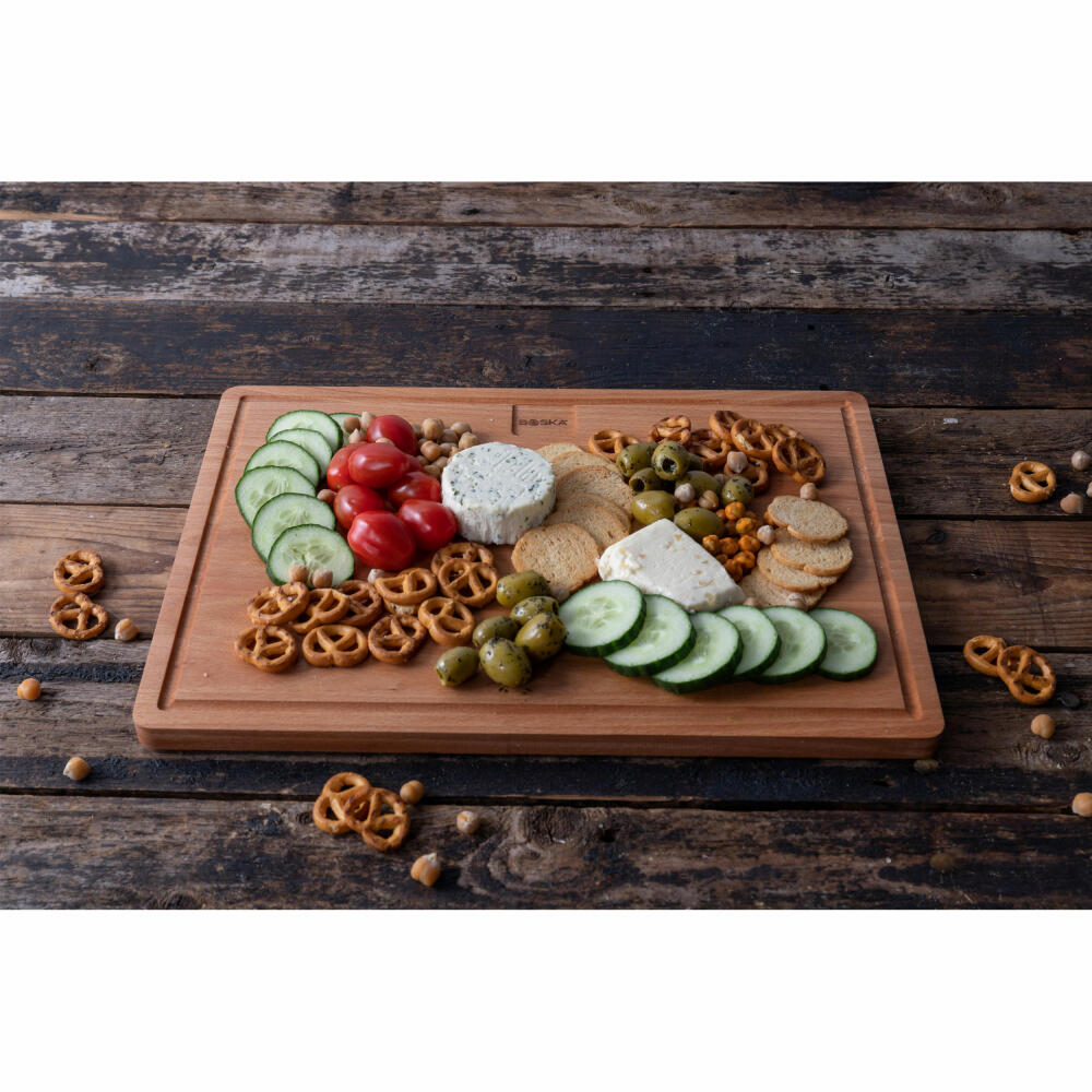 Boska Servierbrett Amigo L, Dining Board, Buchenholz, Braun, 39 x 28 cm, 320063