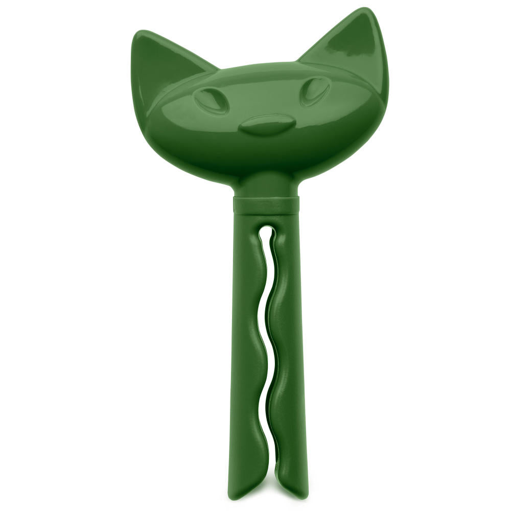 Koziol Miaou Verschlussclip, 2er Set, Verschluss Clip, Tütenclip, Tütenverschluss, Tüten Clip, Kunststoff, Eucalyptus Green / Forest Green, 8.6 cm, 5315359