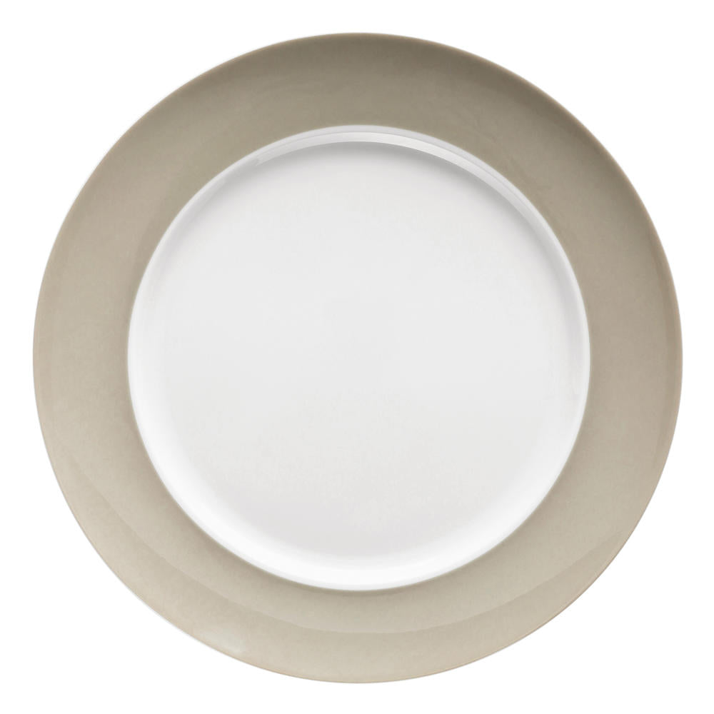 Thomas Sunny Day Speiseteller, Grillteller, Teller, Porzellan, Greige / Grau Beige, Spülmaschinenfest, 27 cm, 10227