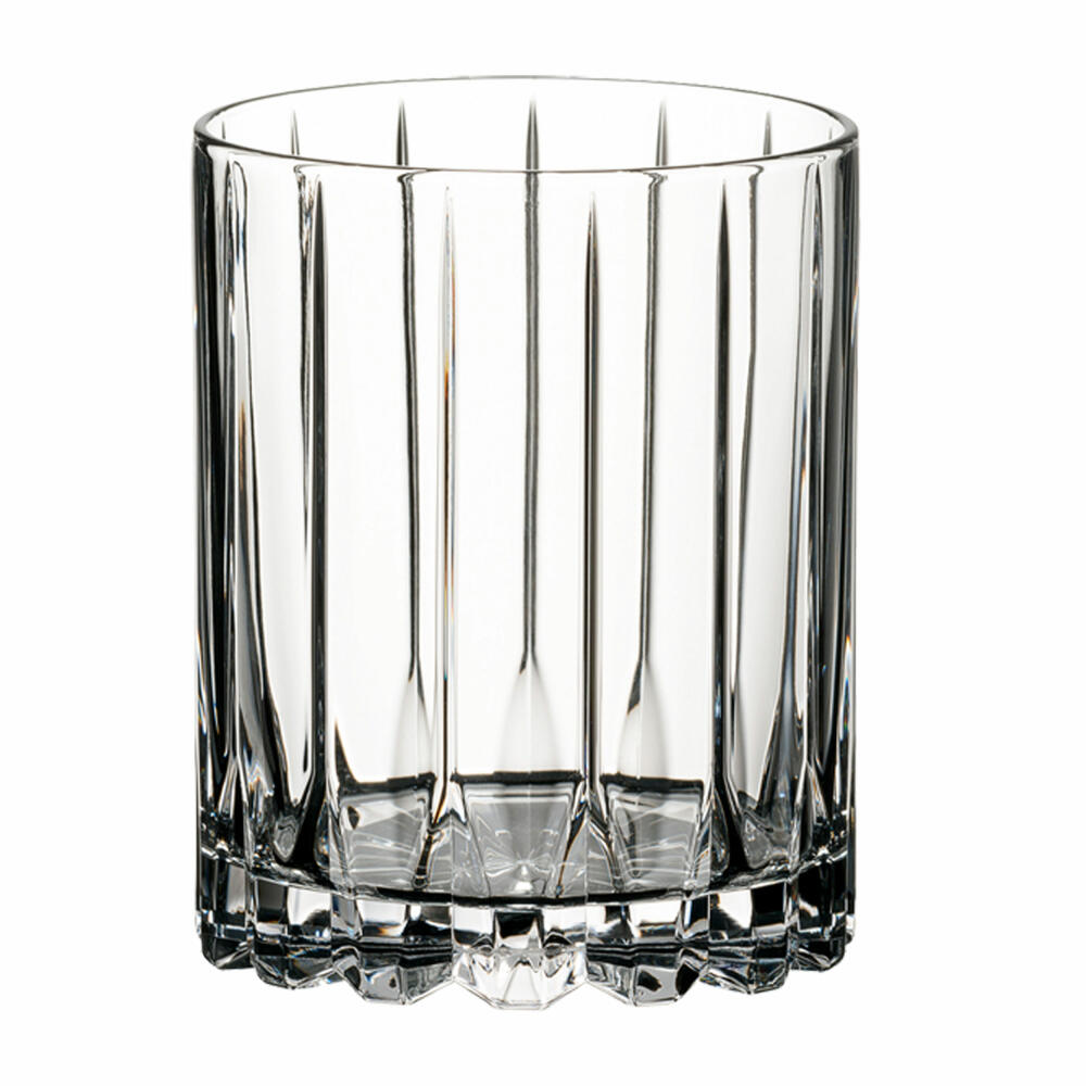 Riedel Bar Double Rocks glasses set of 2, tumblers, whiskey glasses, crystal glass, clear, 370 ml, 6417/07