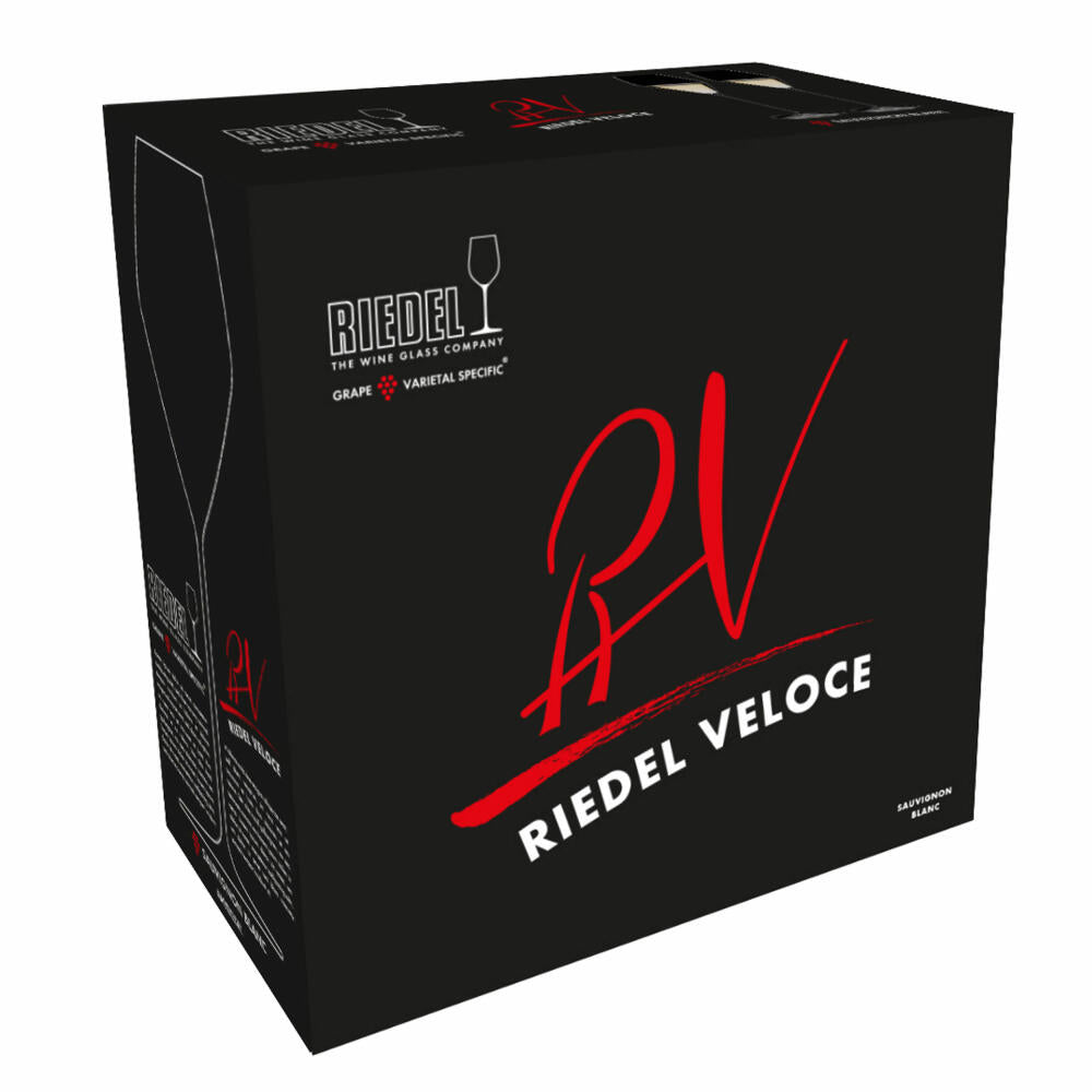 Riedel Veloce Sauvignon Blanc, 2er Set, Weißweinglas, Weißwein Glas, Weinglas, Kristallglas, 347 ml, 6330/33