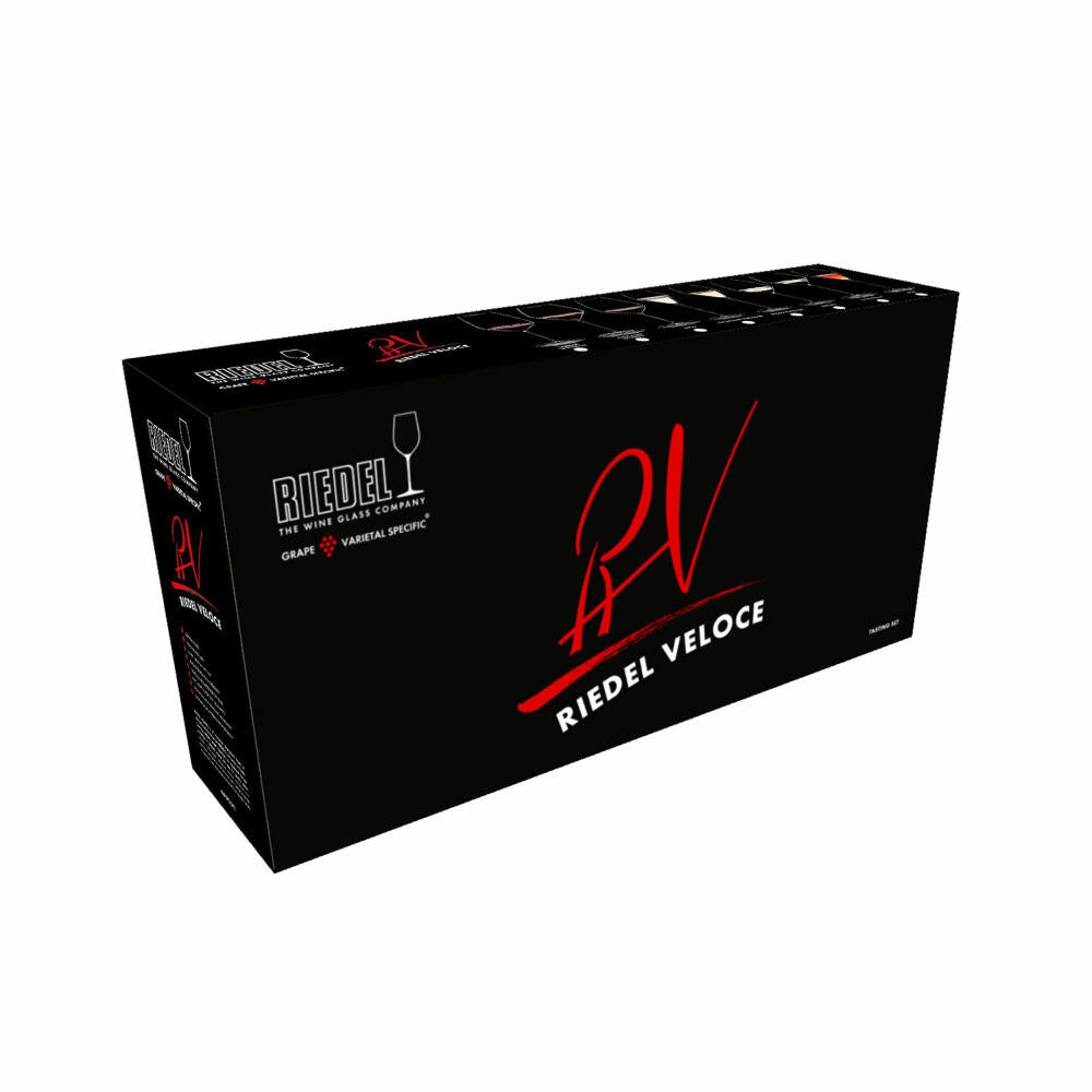 Riedel wine tasting set Veloce 4-piece, crystal glass, transparent, 5330/47-1