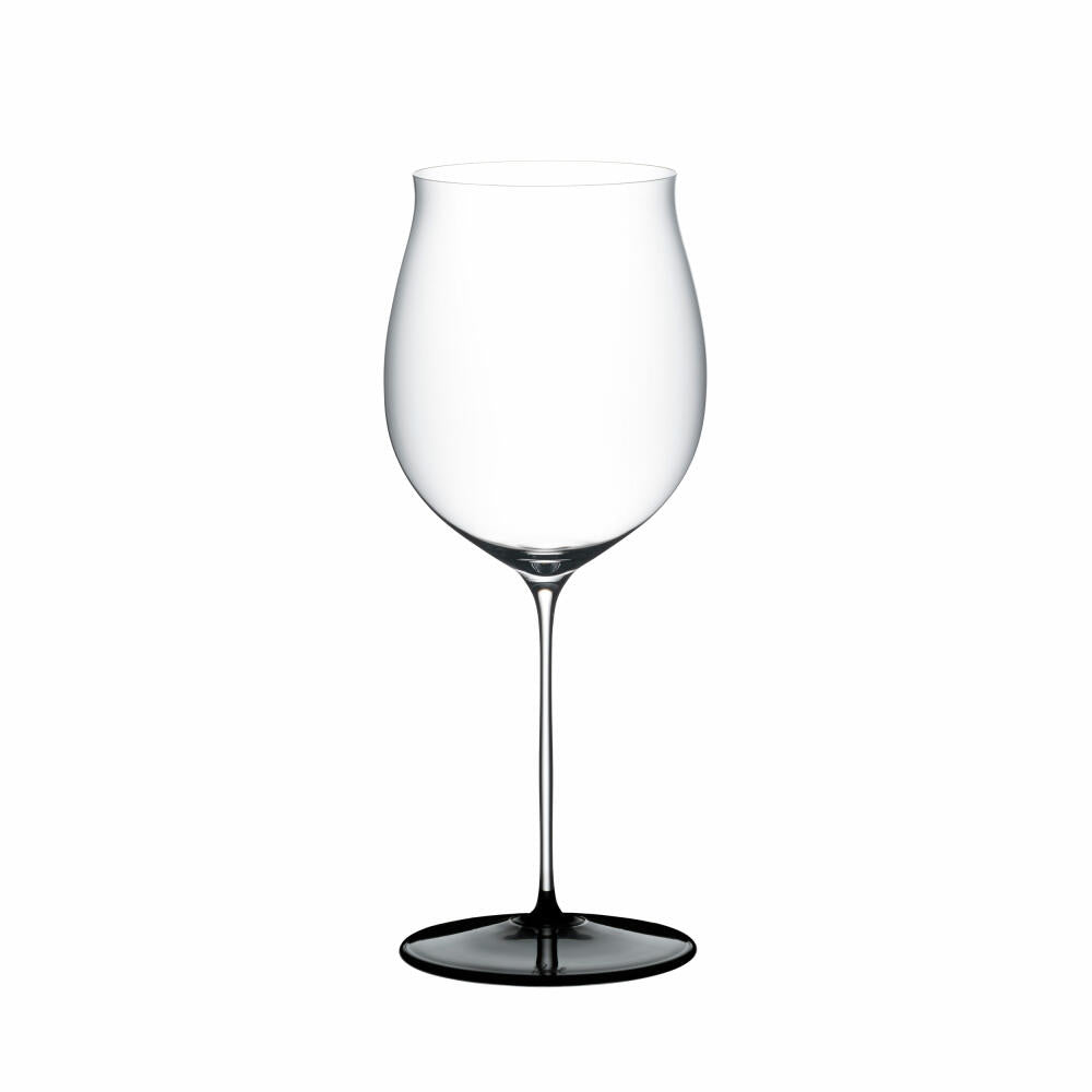 Riedel Fatto A Mano Black Tie Burgundy Grand Cru, Rotweinglas, Weinglas, Kristallglas, 1.022 L, 4110/16