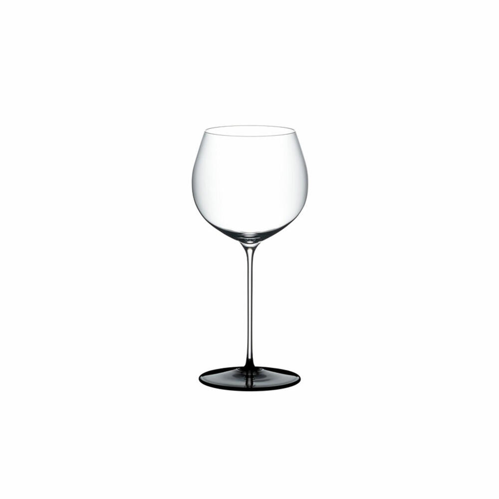 Riedel Fatto A Mano Black Tie Chardonnay, Weißweinglas, Weinglas, Kristallglas, 660 ml, 4110/07