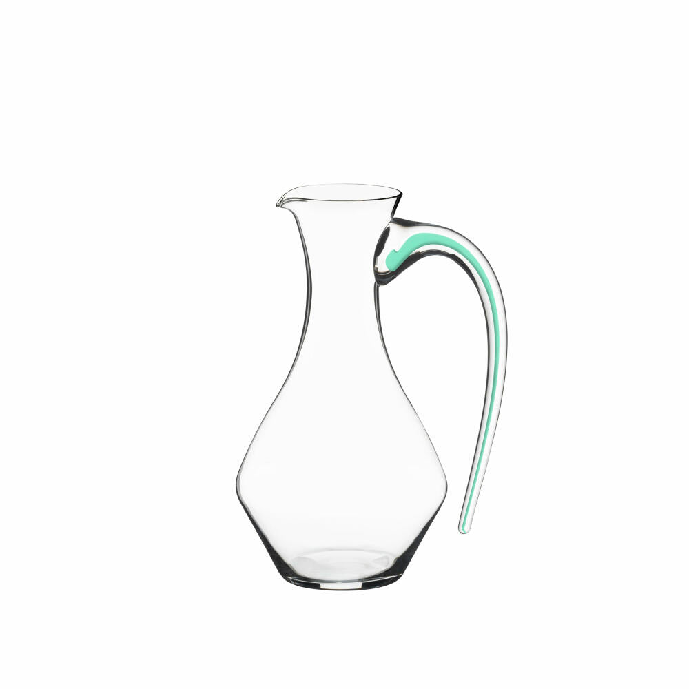 Riedel Fatto A Mano Cabernet Dekanter, Weinkaraffe, Weindekanter, Kristallglas, Mint, 0.75 L, 4900/13M
