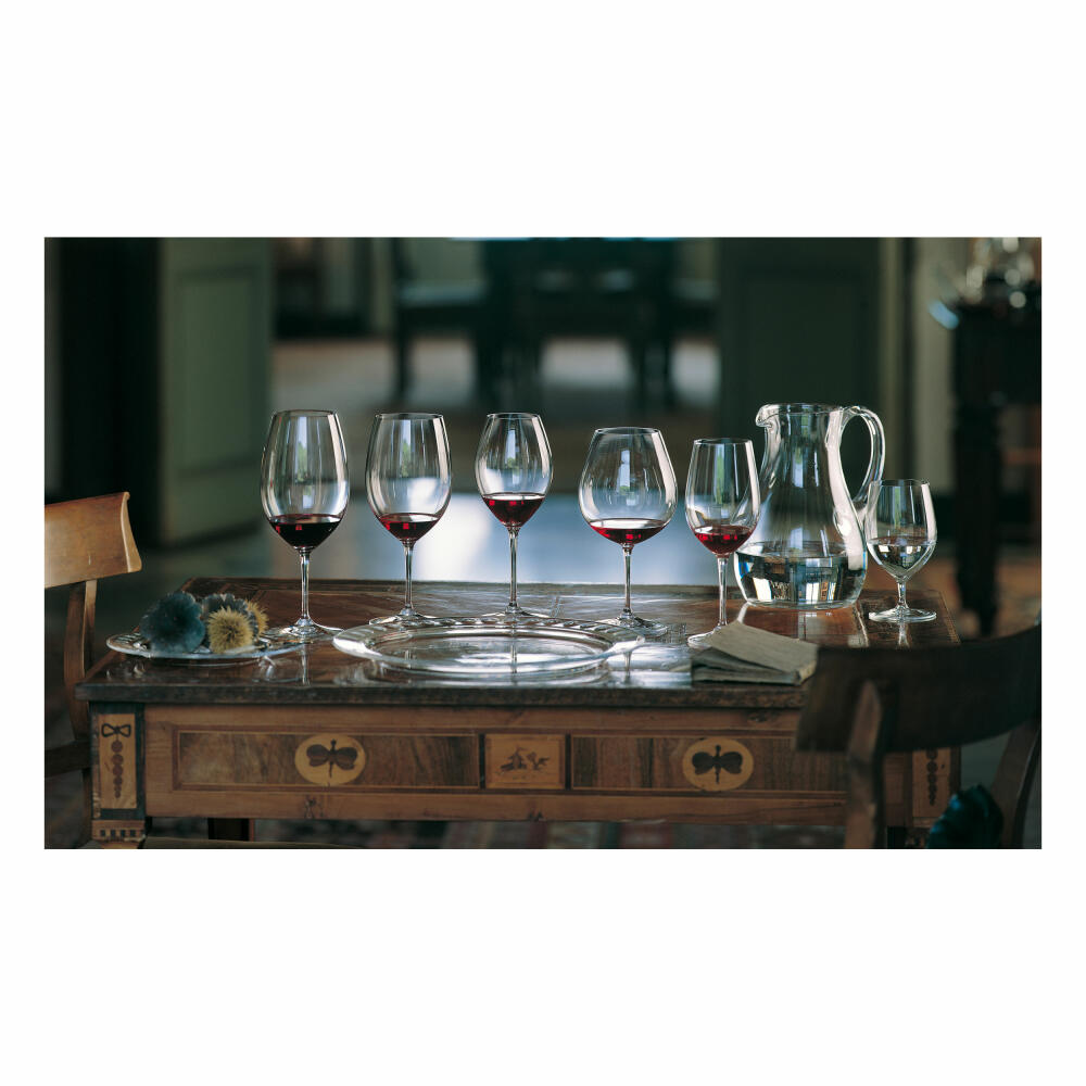 Riedel Vinum Cabernet Sauvignon / Merlot (Bordeaux), Rotweinglas, Weinglas, hochwertiges Glas, 610 ml, 2er Set, 6416/0
