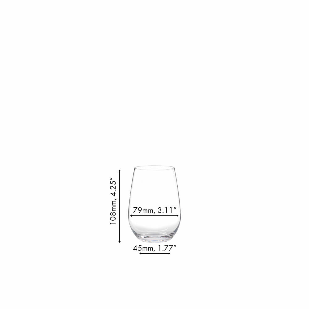 Riedel Weißweinglas 6er Set O Riesling Zinfandel, Kristallglas, Transparent, 375 ml, 7414/56
