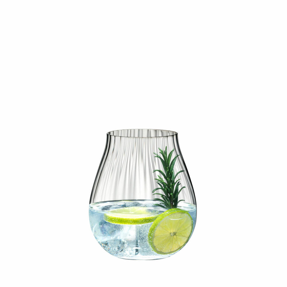 Riedel Tumbler Collection Optical O All Purpose Allzweckglas, 2er Set, Weinglas, Wasserglas, Cocktailglas, Hochwertiges Glas, 762 ml, 0515/67