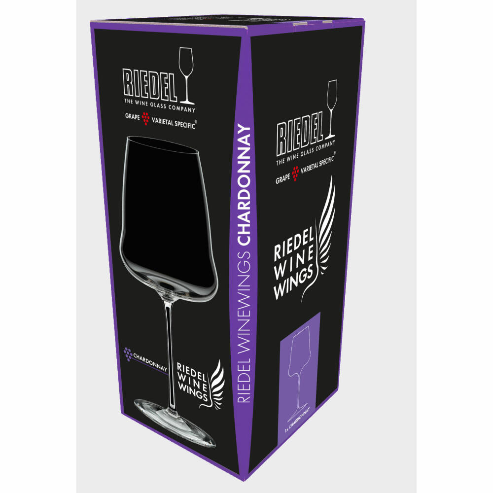 Riedel Winewings Chardonnay, Weißweinglas, Weinglas, Weißwein, Hochwertiges Glas, 736 ml, 1234/97