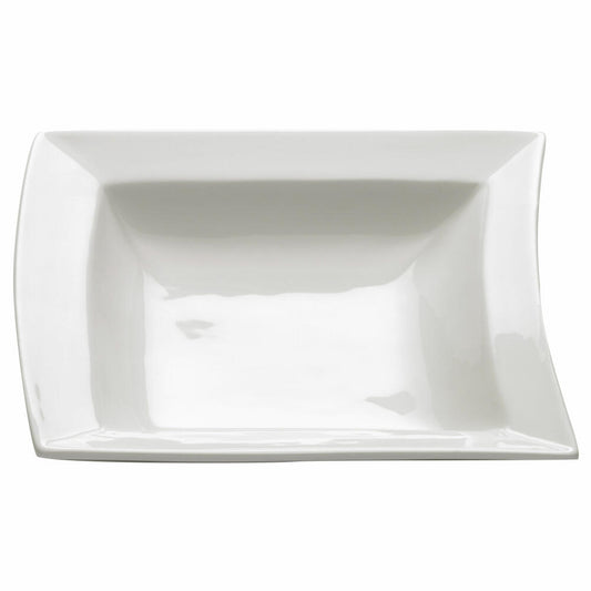 Maxwell & Williams Sway Deep Plate, Soup Plate, Deep Plate, Salad Plate, Porcelain, White, 17 cm, JX31043