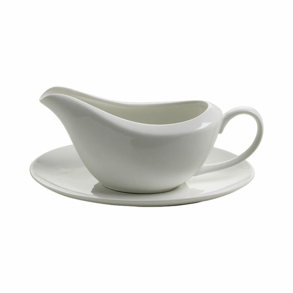 Maxwell & Williams Sauciere mit Untertasse 260 ml GB, gravy boat & saucer, Soßenschale, JX58260