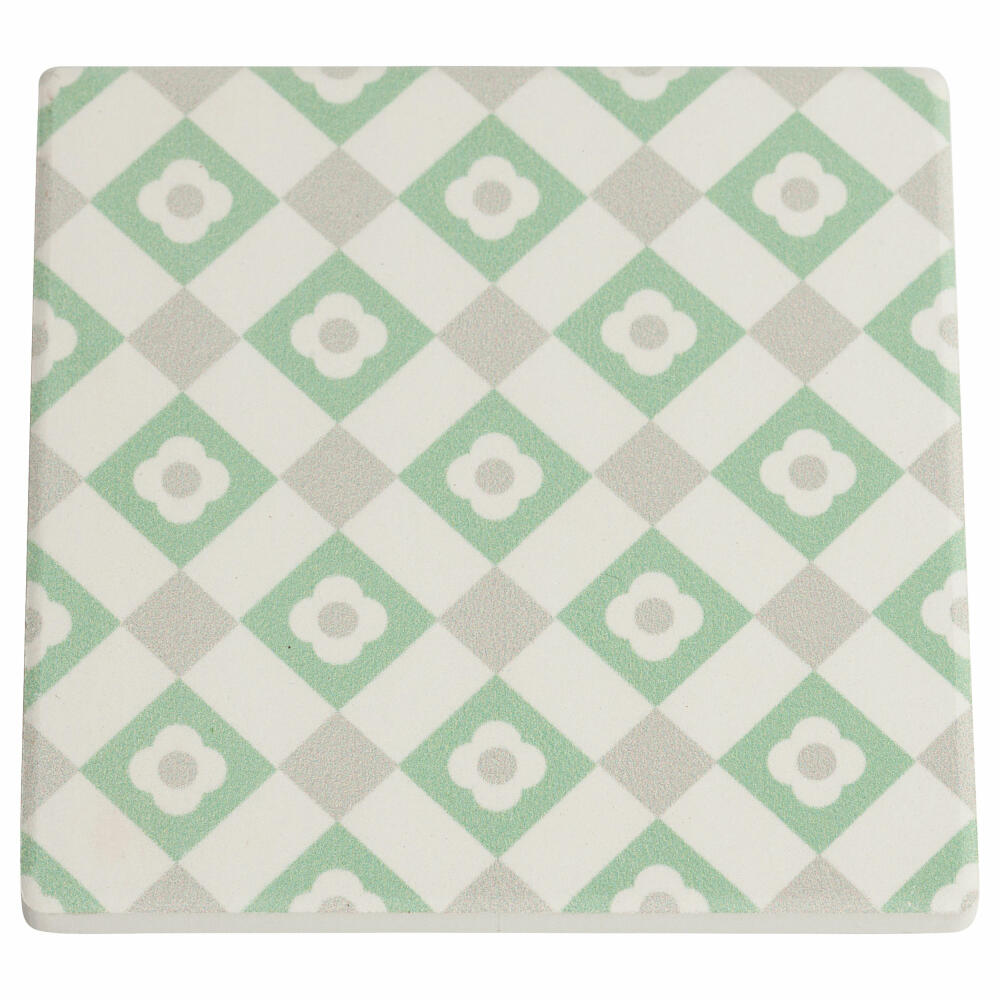 Maxwell & Williams Medina Keramikuntersetzer Safi, Keramikablage, Ablage, Keramik / Kork, Mehrfarbig, 9.5 cm, DU0017