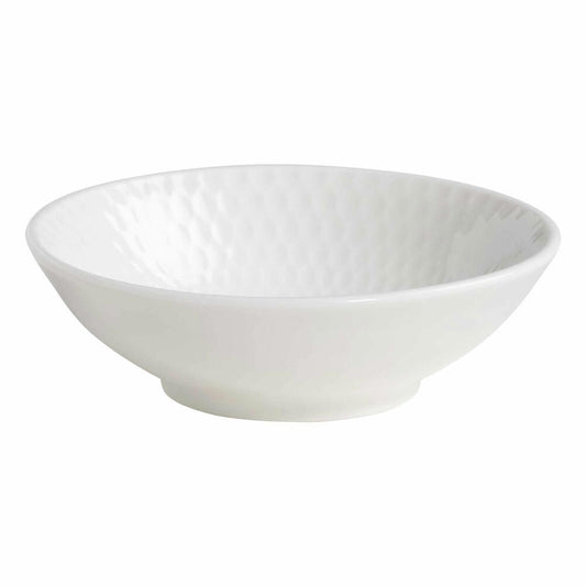 Maxwell & Williams Diamonds Round Dipschale Rund, Schale, Snackschale, Porzellan, Weiß, Ø 7 cm, DV0135
