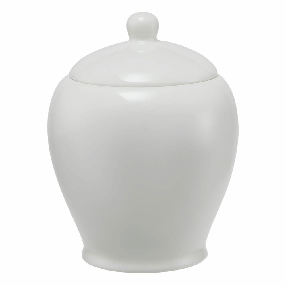 Maxwell & Williams Zuckerdose White Basics, Porzellan, Weiß, 11 cm, WBA0008