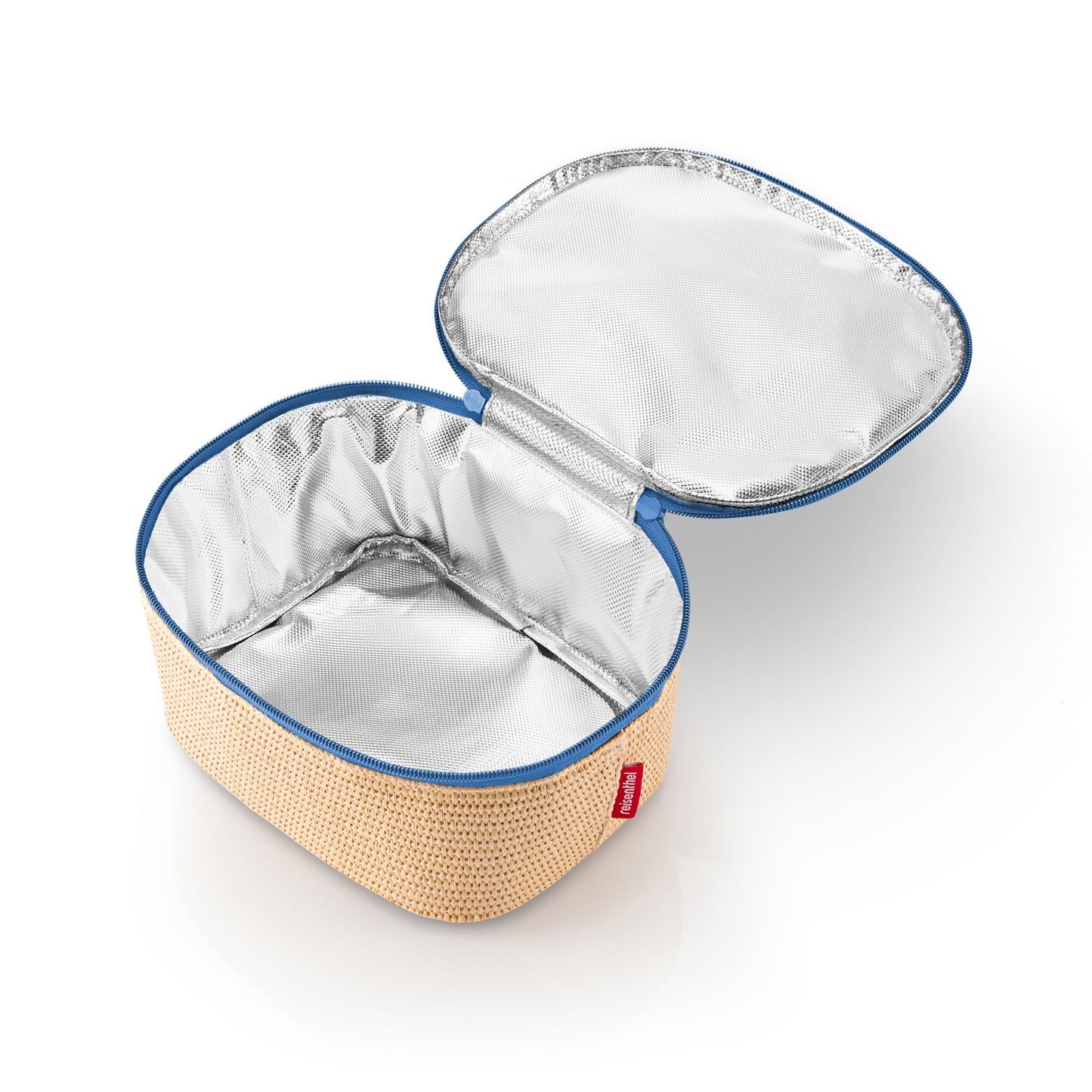 reisenthel coolerbag S pocket, Kühltasche, Isolierte Tasche, Thermotasche, Raffia Blue, 2.5 L, LG4121