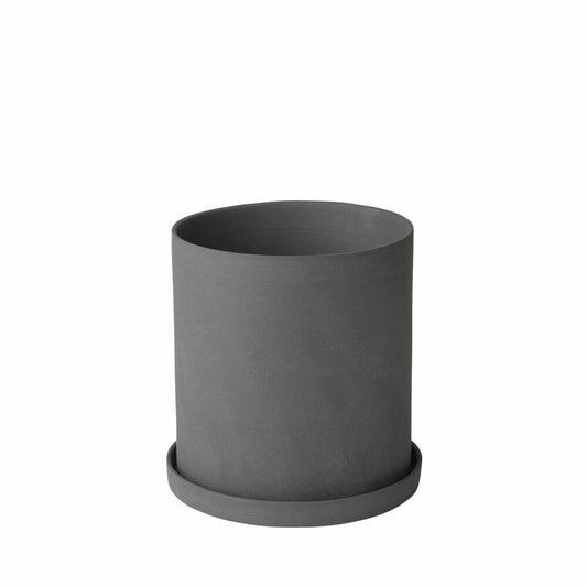Blomus herb pot L Nona Pewter, flowerpot, porcelain, 13.5 cm, 66517