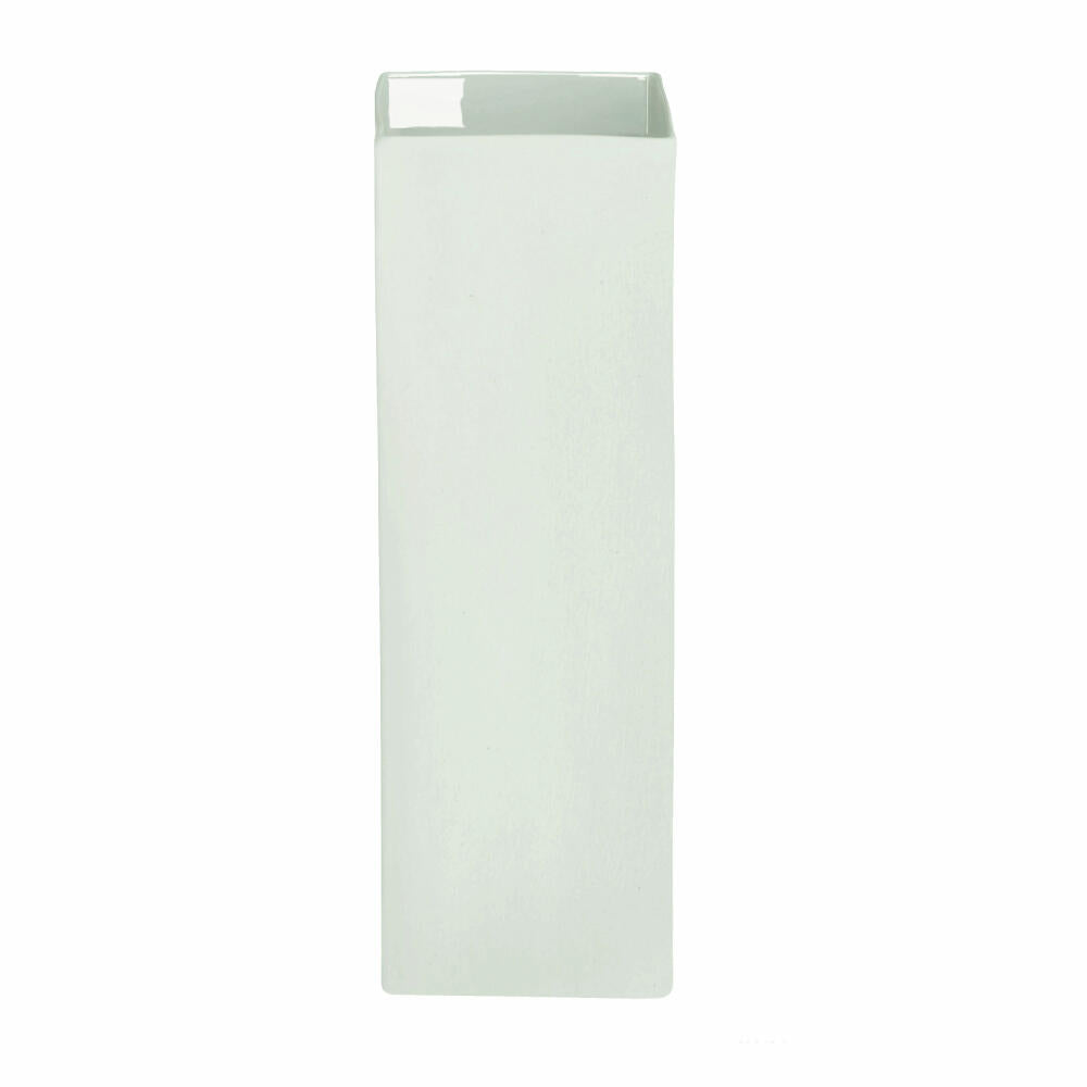 ASA Selection Cube Blue Vase, flower vase, flower pot, table vase, ceramic vase, ceramic, mint, 27 cm, 46010108