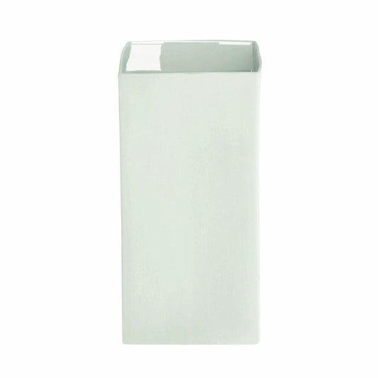 ASA Selection Cube Blue Vase, flower vase, flower pot, table vase, ceramic vase, ceramic, mint, 18 cm, 46011108